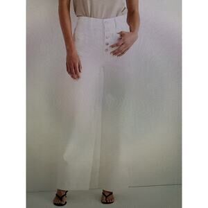 NWT Madewell Super wide leg jeans 30 Tile White